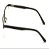 V.W.E. Men Premium Optical Frame Wide Large Head Reading Glasses Half Rim Metal - Clear Lens Reader DRM01 (Black, 1.50, x) view 4