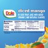 Dole Diced Mango in 100% Fruit Juice - Dole Fruit Bowls - 4 oz Fruit Bowls - 24 Pack view 2