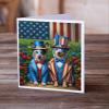 Caroline's Treasures All American Australian Cattle Dog Greeting Cards Pack of 8 Blank Cards with Envelopes Whimsical A7 Size 5x7 Blank Note Cards view 2