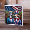 Caroline's Treasures All American Saluki Greeting Cards Pack of 8 Blank Cards with Envelopes Whimsical A7 Size 5x7 Blank Note Cards view 2
