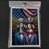 Caroline's Treasures All American Saluki Greeting Cards Pack of 8 Blank Cards with Envelopes Whimsical A7 Size 5x7 Blank Note Cards view 3