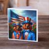 Caroline's Treasures All American Irish Setter Greeting Cards Pack of 8 Blank Cards with Envelopes Whimsical A7 Size 5x7 Blank Note Cards view 2