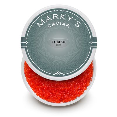 MARKY'S Red Tobiko Flying Fish Roe - 8 oz / 227 g - Sushi Grade Caviar