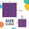 Party Solids Purple Napkins Disposable Everyday 100 Pcs 2 Ply Purple Dinner Napkins Bulk For Parties & Party Supplies view 3