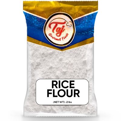 TAJ White Rice Flour, 2-Pounds (Perfect Appams, noodles, pancakes, etc.)