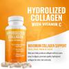 AURA VITAMINS Hydrolyzed Collagen Powder Supplement | Promotes Hair, Nail, Skin, Bone, Joint Health, Gut Health | Hydrolyzed Grass Fed Collagen Peptides |Collagen for Women | 200gr (Capsules) view 3