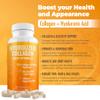 AURA VITAMINS Hydrolyzed Collagen Powder Supplement | Promotes Hair, Nail, Skin, Bone, Joint Health, Gut Health | Hydrolyzed Grass Fed Collagen Peptides |Collagen for Women | 200gr (Capsules) view 4