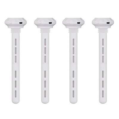 BudgetBundles US 2-4 Pcs Portable Mini Cool Mist Humidifier USB-Powered With Nightlight Travel (White,4 Pack)