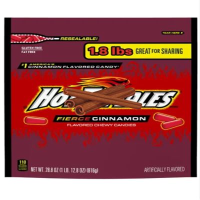 LiteZout Hot Cinnamon Chewy Candy Bulk Bundle, 1.8LBS per bag! (2 pack), by