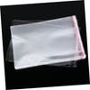 FRCOLOR 100pcs Self-sealing Plastic Bags Resealable Cellophane Bags for Clothing Treats and Packaging Opp Material Moisture Protection view 4
