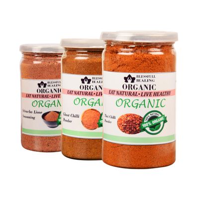 Blessfull Healing Organic Powder Spice Combo Pack of 3 Combo #25