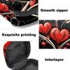 Period Bag,Sanitary Napkin Storage Bag,Art Heart Flower Love,Tampon Holder for Purse view 3