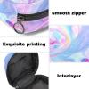 Period Bag,Sanitary Napkin Storage Bag,Blue Marble Pattern Abstract,Tampon Bag for Purse view 3