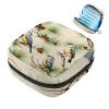 VTGHDEEQ Sanitary Napkin Storage Bag,Period Bag,Pad Bag,Birds Christmas Tree Snowflakes,Period Pouch view 1