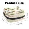 VTGHDEEQ Sanitary Napkin Storage Bag,Period Bag,Pad Bag,Birds Christmas Tree Snowflakes,Period Pouch view 3