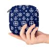 VTGHDEEQ Sanitary Napkin Storage Bag,Period Bag,Anchor Pattern Rudder,Sanitary Bags for Feminine Products view 4