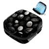 VTGHDEEQ Sanitary Napkin Storage Bag,Period Bag,Black and White Watercolor Easter Eggs,Sanitary Bags for Feminine Products view 1