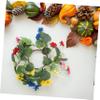 Ipetboom 2pcs Artificial Eucalyptus Leaf Candle Daisy Wreaths for Rustic Table Centerpiece Decor for Weddings Parties and Everyday Home Use view 2