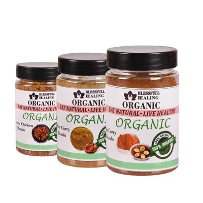 Blessfull Healing Organic Non Veg Spice Combo Pack of 3 Combo #11