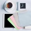 Baluue 4pcs Eyeglass Cleaning Cloths for Glasses Monitors and Screens Portable Microfiber Non-Scratch Lens for Eyewear and Electronics view 2