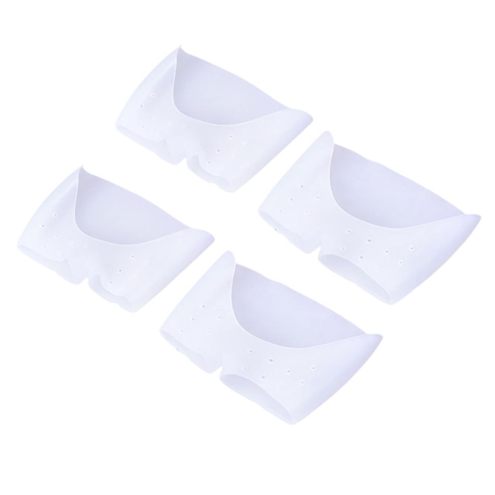 FOMIYES 2pair Sebs Toe Shoe Covers Hole Metatarsal Sleeves for Comfort and Breathable Open Toe Design for Runners and Active