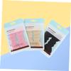 FOMIYES 3pairs Thick Sponge Heel Grips Pads for High Heels Self-Adhesive Cushions to Prevent Blisters and Pressure Foot Care Protector Apricot Black view 4
