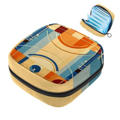 VTGHDEEQ Sanitary Napkin Storage Bag,Period Bag,Basketball Game Sport,Sanitary Bags for Feminine Products
