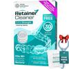 Weiss Naturals Retainer Cleaner Tablets, Invisalign Cleaner, Remove Stains, Odors & Plaque, PERSULFATE FREE Night Guard & Denture Cleaner 1-Month Supply, 30 Mint Scented Tablets view 1