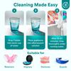 Weiss Naturals Retainer Cleaner Tablets, Invisalign Cleaner, Remove Stains, Odors & Plaque, PERSULFATE FREE Night Guard & Denture Cleaner 1-Month Supply, 30 Mint Scented Tablets view 4
