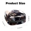 VTGHDEEQ Sanitary Napkin Storage Bag,Period Bag,Black and Gray Puppies,Sanitary Bags for Feminine Products view 2
