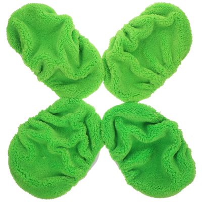 Alipis 4pcs Microfiber Floor Mop Pads Reusable Replacement Mop for Efficient Cleaning Hardwood Tile and Sealed Floors Fast Absorption Machine Washable for