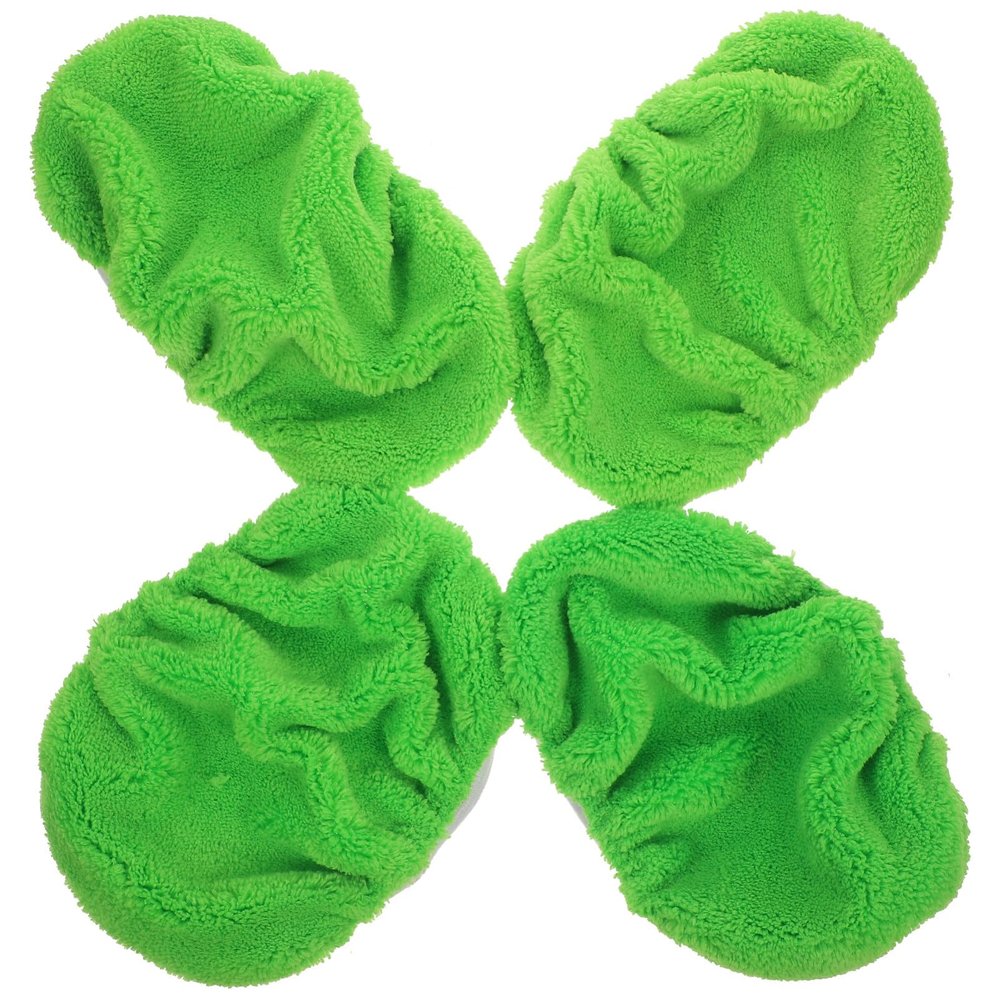 Alipis 4pcs Microfiber Floor Mop Pads Reusable Replacement Mop for Efficient Cleaning Hardwood Tile and Sealed Floors Fast Absorption Machine Washable for