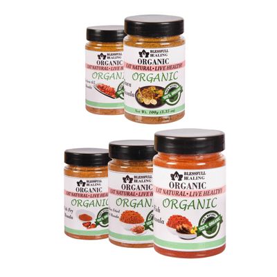 Blessfull Healing Organic Non- Veg Spice Combo Pack of 5 Combo #10