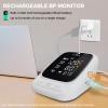 Blood Pressure Monitor Upper Arm Automatic Talking Blood Pressure Cuff, Rechargeable Blood Pressure Monitors for Home Use, Digital Led Display Adjustable 8.7"-16.5" Large Bp Cuff Dual User Model view 3
