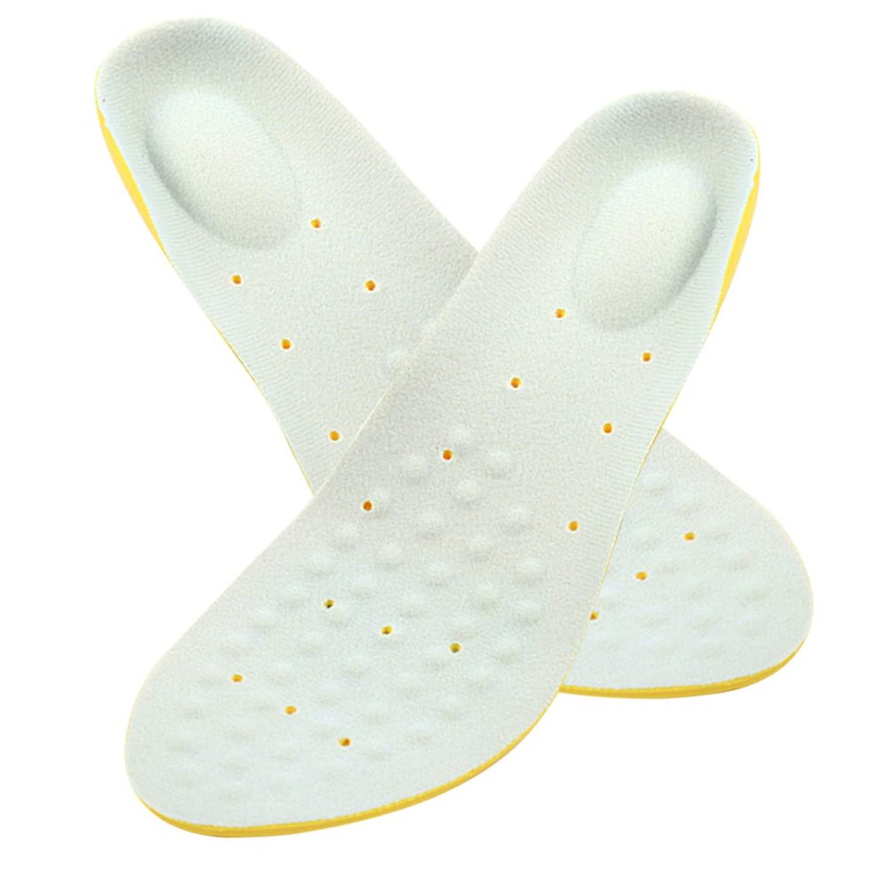 FOMIYES Sports Shoe Pads Cushion Insole Arch Support Insole Foot Alignment Insert Massage Insert Boot Heel Replacement for Hair Absorbent Insole Sneaker Insole Men and Women So Soft, Medium