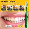 COCOBURI Huge Head Toothbrush Hard Toothbrushes for Adults Hard&Firm Toothbrush Bristles BPA Free Oral Care 4 Packs view 4