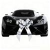 Rozozo 30 inch Car Bow,Giant Gift Bow,Big Bow for Car Huge Car Bow,Big Bow for Gifts (Silver) view 1