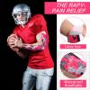 Jenaai 4 Pcs Football Turf Tape Sports Tape Extra Wide Athletic Turf Tape Waterproof Flexible for Arms Sticky Tape for Athlete and Sport Trainers Accessories, 5.5 Yards Each Roll(Pink Camouflage) view 3