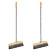 2pcs Broom Soft Bristles Hardwood Floors Indoor Sweeping Broom Bedroom Kitchen Bathroom Handle Ideal Home Cleaning view 1