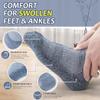 Revosoxs Diabetic Socks for Men Women,5 Pairs No Binding Low Cut Diabetic Ankle Socks,Wide Seamless Socks for Women Men Size 7-9 9-11(Light Dark-Small) view 3