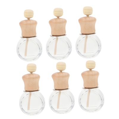 FOMIYES 6 Pack Car Bottles Essential Oil Diffusers Perfume Bottles Car Air Holders for Decor
