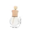 FOMIYES 6 Pack Car Bottles Essential Oil Diffusers Perfume Bottles Car Air Holders for Decor view 2