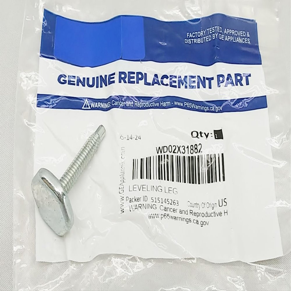 AP7198272 Dishwasher Leveling Leg - New - 1 5/8" - Genuine OEM - R8-B14A - EA260111