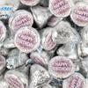 90 Pcs Birthday Candy Party Favors Milk Chocolate Kisses with Stickers - Confetti Themed view 1