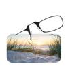 Always With You ThinOptics Readers - Armless On-Nose Reading Glasses - Slim Printed Case Attaches to Phone or Fits in Wallet - Beach Sunrise 1.5x view 2