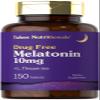 Tahoe Nutritionals Melatonin 10mg | 150 Tablets | with L-Theanine | 100% Drug Free Aid | Vegetarian, Non-GMO, Gluten Free Supplement view 1