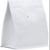 AwePackage 16 oz Box Pouch Pull Zipper Coffee Bag with Valve in Matte White (100 Pack) view 1