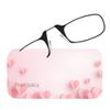 Always With You ThinOptics Readers - Armless On-Nose Reading Glasses - Slim Printed Case Attaches to Phone or Fits in Wallet - Pink Hearts 2.0x view 2