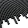 UUYYEO 500 Pcs Plastic Coffee Stirrers Straws Black Drinks Straws Long Skinny Cocktail Straws Straight Drinking Straws Sip Tea Straws Party Juice Straws view 4