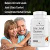Genius Herbals Uric Acid Cleanse  Supports Kidney, Liver, Gallbladder & Urinary Tract Health, Advanced Herbal Formula - 60 Capsules view 4